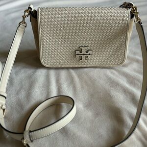 Thea Woven Flap Crossbody